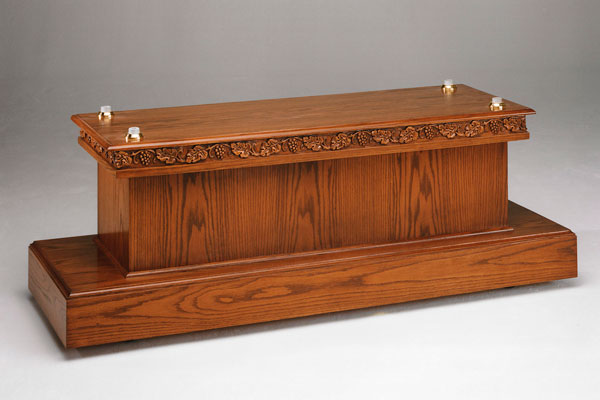 All stained casket bier model no. 500